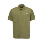 Рубашка Human Made Nylon Short-Sleeve Shirt, Olive Drab - фото