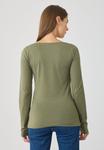 Топ Anna Field Long sleeved top, Khaki - фото 3