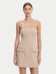 Коктейльное платье стандартный крой 59806DB Bardot, бежевый - фото