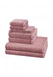 Набор полотенец Cawö Pure, 8 штук, розовый - фото