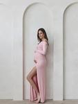 Вечернее платье с открытыми плечами Bumpsuit, dusty pink - фото 2