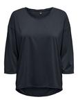 Блузка ONLY, темно-синий - фото