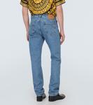 Прямые джинсы Versace, синий - фото 4