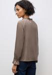 Блуза Street One Button-down blouse, Braun/Brown - фото