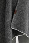 Шерстяное пончо BRENTA Mm, серый - фото 5