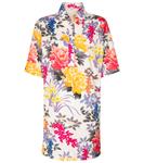 Мини-платье из хлопка с цветочным принтом Etro, Bianco - фото