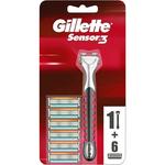 Бритва Sensor 3 Red Edition, Gillette - фото 2