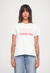 Футболка rag & bone THANK YOU BOXY TEE, White - фото