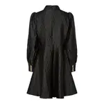 Платье Yas Ripple long sleeve short, черный - фото 4