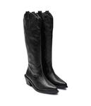 Ботинки кожаные Alohas Texani, черный - фото 3