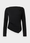 Топ Vero Moda VMMILLE BOATNECK SHORT, Black - фото 5
