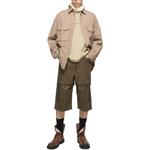 Бермуды прямого кроя Acne Studios, коричневый - фото 5