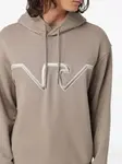 Худи с вышитым логотипом EMPORIO ARMANI, нейтральный - фото 3