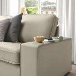 3-местный диван IKEA KIVIK, gislatorp серо-бежевый - фото 3