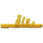 Шлепанцы Hermès Ancone женские, ярко-желтый - фото 2