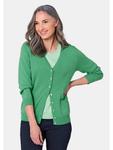 Кардиган GOLDNER, зеленый - фото