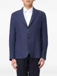 Однобортный пиджак Giorgio Armani, синий - фото