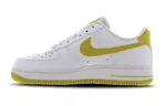 Кроссовки Nike Air Force 1 Low Patent White Bright Citron Women's - фото
