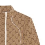 Платье с длинными рукавами женское бежевое Gucci - фото 3