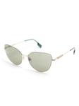 Burberry Eyewear солнцезащитные очки-пилоты Harper, золотой - фото 2