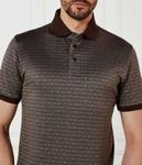 Рубашка поло Regular fit Emporio Armani, коричневый - фото 4