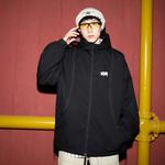 Куртка TeddyClub Series Unisex из коллекции "Плюшевый мишка", черная (3-в-1 утепленная с флисовой подкладкой) - фото 4