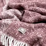 Плед с клетчатым узором Ease Musterring, розовый - фото 2