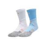 Унисекс баскетбольные носки RIGEROR, набор из 3 пар (белый+белый+синий) - фото 3