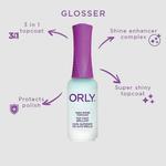 Glosser верхнее покрытие лак для ногтей Orly, 9 мл - фото 2