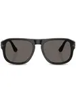 Солнцезащитные очки-пилоты Persol, черный - фото