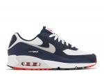 Кроссовки Nike Air Max 90 'Obsidian Track Red', синий - фото