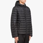 Пуховик мужской черный Prada, черный - фото 4