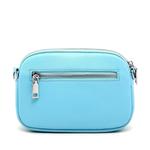 Кожаная сумка с кристаллами в виде пчелы PEACH ACCESSORIES, синий - фото 4