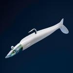 CAPERLAN Мягкая приманка Shad Sandeel EELO 150 18 г, черно-белая спинка - фото 3