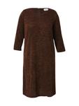 Вязаное платье ONLY Carmakoma CARMARTHA, Mottled Brown - фото