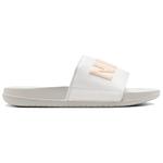 Шлепанцы Offcourt женские белые/желтые Nike - фото 2