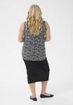 Топ Kaffe Curve KCAMI, Black Chalk Graphic Lines/Black - фото 3