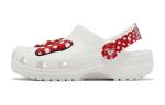Детские тапочки Crocs Kids, White/Red - фото