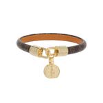 Кожаный браслет Monogram для женщин LOUIS VUITTON, коричневый - фото 3