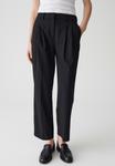 Брюки OPUS PANTS MID RISE ANKLE RELAXED FIT ELASTIC WAISTBAND, Black - фото