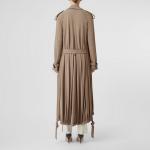 Burberry Женский тренч, теплый серо-коричневый цвет - фото 8