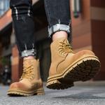 Ботинки Martin унисекс желтый Musnodo - фото 3