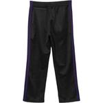 Брюки прямого кроя с вышитым логотипом Needles, черные - фото 3