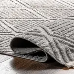 Ковер Balboa Textured Tile Area Rug nuLOOM, 274x366 см, светло-бежевый - фото 11