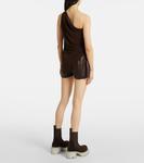 Топ Athena на одно плечо Rick Owens, Mahogany - фото 3