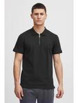 Футболка поло !SOLID, черный - фото