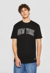 Футболка с принтом New York Starter, черная - фото 2