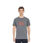 Футболка мужская серая Saint Laurent, серый - фото 3
