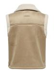 Жилет ONLY Carmakoma Vest, бежевый - фото 3