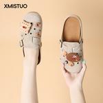 Закрытые тапочки для женщин XMISTUO, бежевый - фото 11